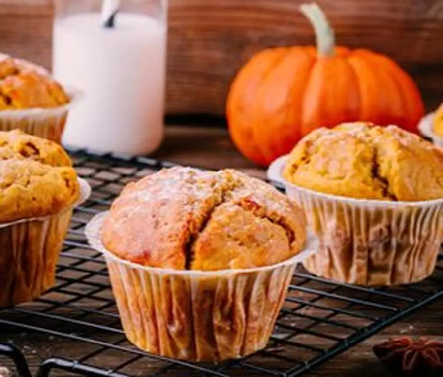 Przepis na Muffinki dyniowe. Czyli Jak ugotować i jak przygotować Muffinki dyniowe.
