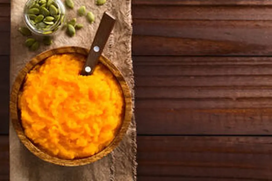 Przepis na Pasta z pieczonej dyni. Czyli Jak ugotować i jak przygotować Pasta z pieczonej dyni.