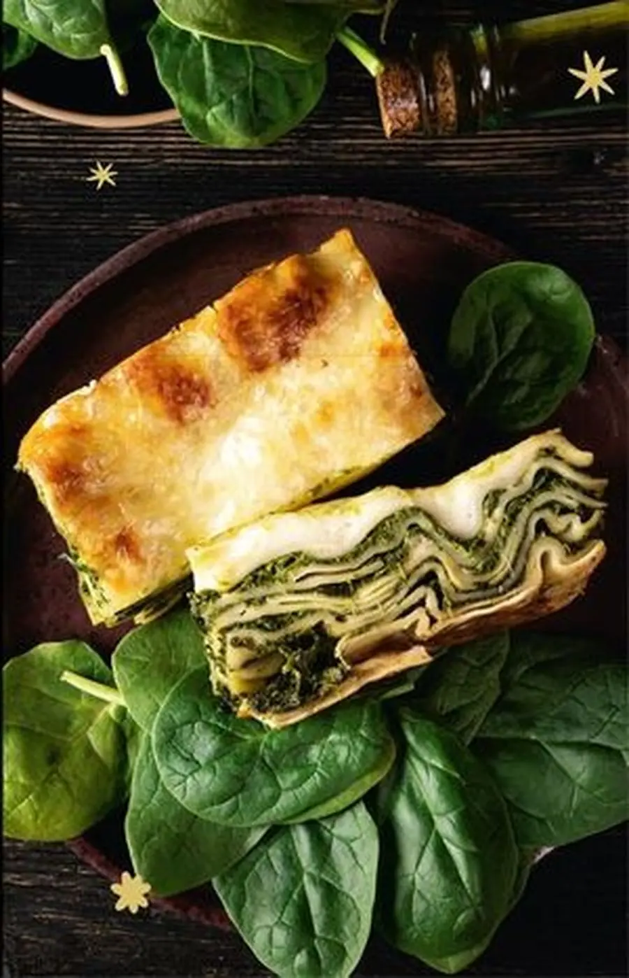 Przepis na Lasagne ze szpinakiem i mascarpone. Czyli Jak ugotować i jak przygotować Lasagne ze szpinakiem i mascarpone.