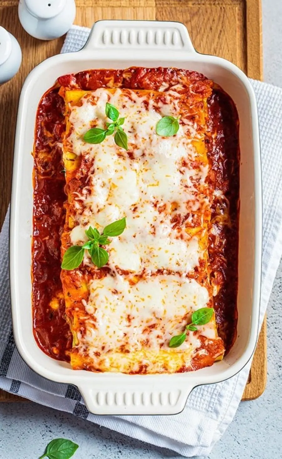 Przepis na Zapiekane cannelloni faszerowane wołowiną. Czyli Jak ugotować i jak przygotować Zapiekane cannelloni faszerowane wołowiną.