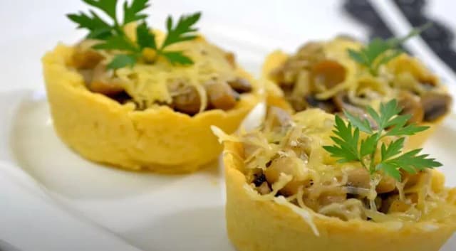 Przepis na Babeczki z pieczarkami