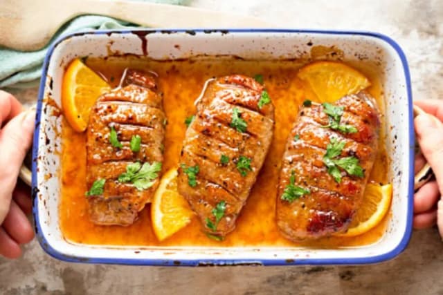 Przepis na Kaczka w sosie pomarańczowym