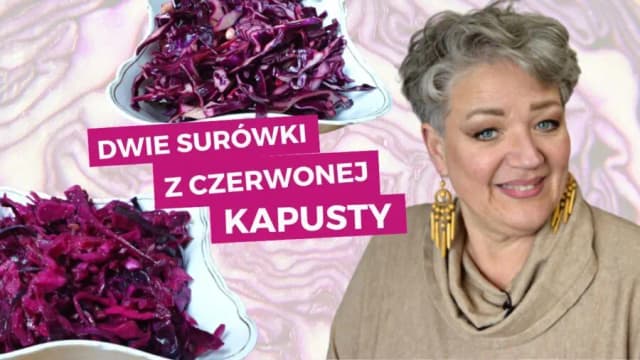 Przepis na Surówka z czerwonej kapusty na dwa sposoby. 