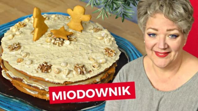 Przepis na Świąteczny Miodownik z kremem