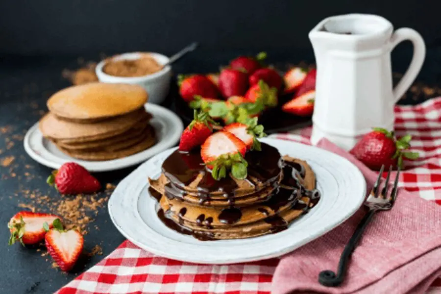Przepis na Czekoladowe pancakes. Czyli Jak ugotować i jak przygotować Czekoladowe pancakes.