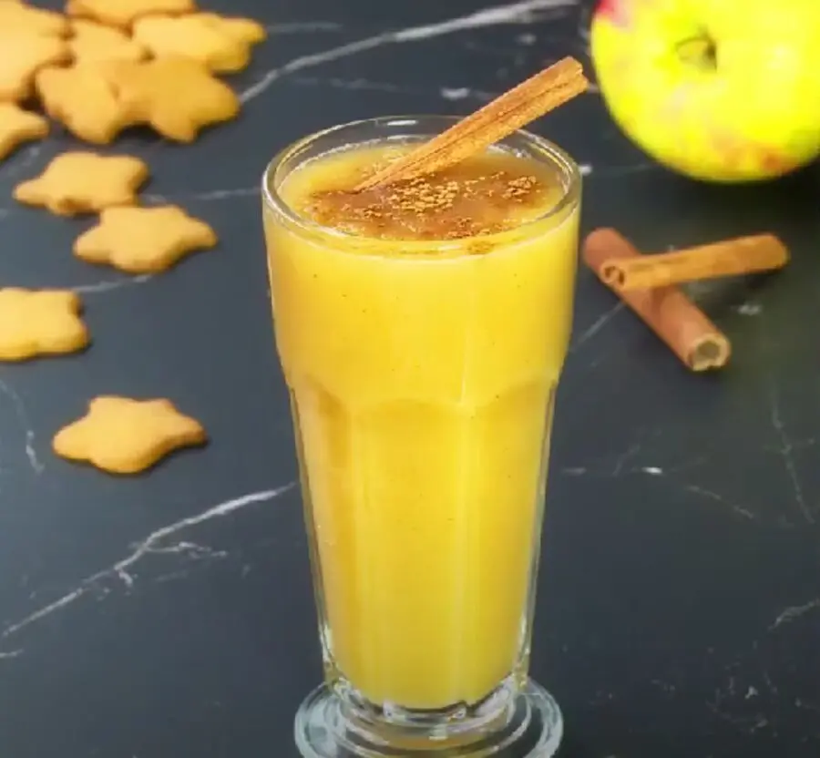 Przepis na Rozgrzewające smoothie szarlotkowe. Czyli Jak ugotować i jak przygotować Rozgrzewające smoothie szarlotkowe.