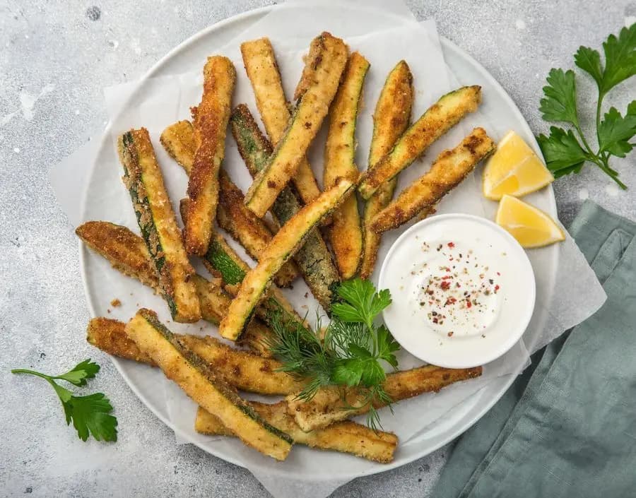 Przepis na Frytki z cukinii. Czyli Jak ugotować i jak przygotować Frytki z cukinii.