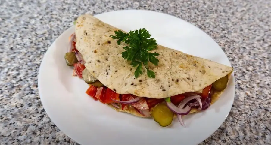 Przepis na Tortilla z mięsem mielonym i warzywami. Czyli Jak ugotować i jak przygotować Tortilla z mięsem mielonym i warzywami.